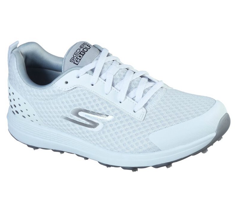 Skechers Go Max - Fairway 2 - Womens Golf Shoes White/Silver [AU-AC5936]